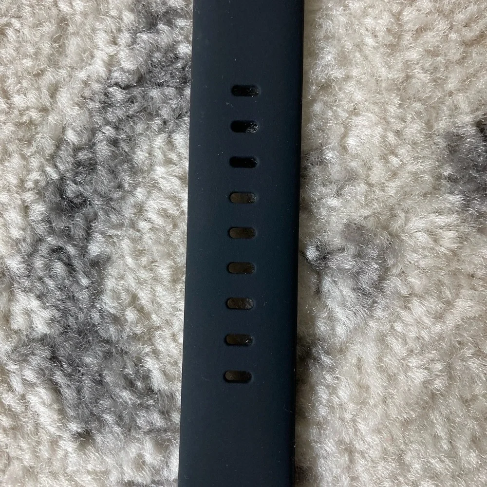 Apple Watch series 1-7 adjustable replacement band plastic black 38-45mm SNBLK